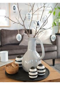 Objet déco Œufs de Pâques (3 pces) - noir - taille Onesize - bonprix
