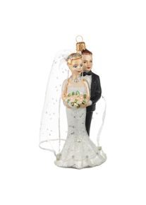 Christmas bauble: Bridal couple
