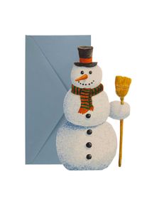 3D card: Snowman