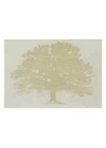 Engraving card: Winter tree