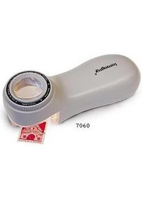 PRINZ 7060 LUMAGNY 8x illumin. mag with wadjustable focus and mm scale