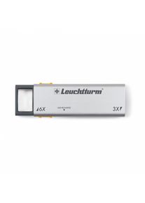LED pull-out magnifier DUPLEX with 3x and 6x magnification, rechargeab