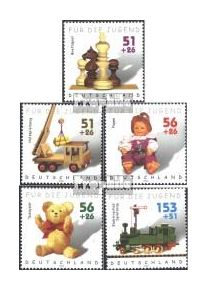 FRD (FR.Germany) 2260-2264 (complete.issue.) FDC 2002 children's toys