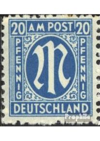 Bizonal (Allied occupation) 26XII, Right value box left openly (Field