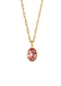 ELLI Halskette Damen gold / pink Größe 38