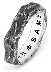 UNSAME Ring Herren silbergrau Größe 60