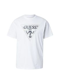 Guess Koszulka dla mężczyzn czarny / biały Rozmiar XS