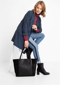 bonprix Mujer, Bolso shopper, negro, 0