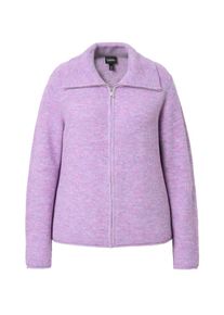 Ulla Popken Strickjacke Damen lilameliert Größe 4XL/5XL