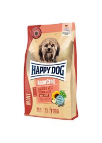 800g NaturCroq Mini Adult salmone e riso Happy Dog crocchette per cani