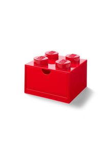 Lego Desk Drawer 4 - Red