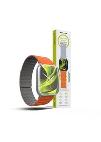 Mobile Origin Magnetic Watch Strap II orange/grey - Apple Watch 49mm/46mm/45mm/44mm