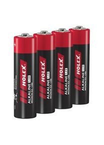HOLEX Batterie alcaline al manganese, Dimensioni internazionali: LR6
