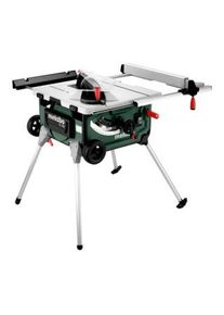 Metabo Sega circolare da banco TS 254 con telaio di base e funzione trolley, cartone