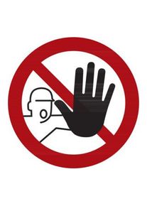 HOFFMANN Segnali di divieto, Accesso vietato ai non autorizzati, Modello: 03050 ;Industrial Quality Supplies