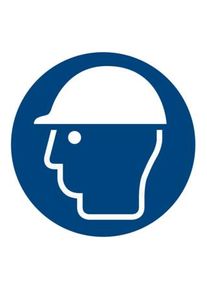 HOFFMANN Segnali di obbligo, Utilizzare protezione per la testa, Modello: 04200 ;Industrial Quality Supplies