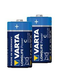 Varta Batterie alcaline al manganese, Dim. internazionali: LR14