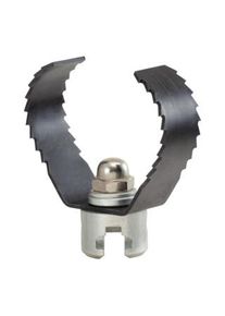 KS Tools Raschiatore a forcella seghettata, Ø125mm, spirale 22mm