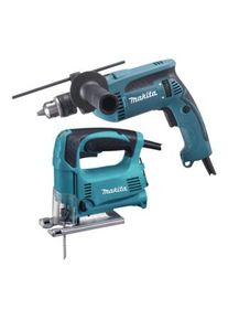Makita Set con trapano a percussione e seghetto alternativo DK0073J