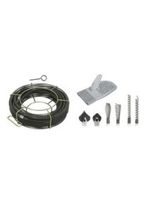 KS Tools Set di utensili per la pulizia di condotti e tubi Ø22mm nucleo interno, 14pz.