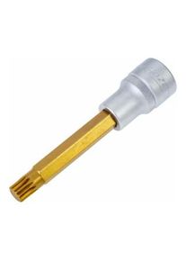 Hazet Inserto chiave a bussola per giraviti 990LG-10, Attacco quadro, cavo, 12,5mm (1/2"), Profilo poligonale interno XZN, M10