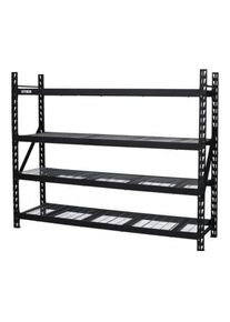 STIER Scaffale con ripiani a griglia metallica carico ripiano 400 kg alt.xlargh.xprof. 1830x1950x600 mm