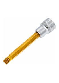 Hazet Inserto chiave a bussola per giraviti 8808LG-8, Attacco quadro, cavo, 10mm (3/8"), Profilo poligonale interno XZN, M8