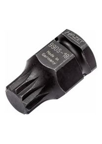 Hazet Inserto chiave a bussola per giraviti e avvitatori ad impulso 990S-18, Attacco quadro, cavo, 12,5mm (1/2"), Attacco esagonale esterno 24mm, Prof