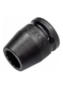 Hazet Inserto chiave a bussola per avvitatori ad impulso, A doppio esagono 900SZ-15, Attacco quadro, cavo, 12,5mm (1/2"), Profilo trazione doppio esag
