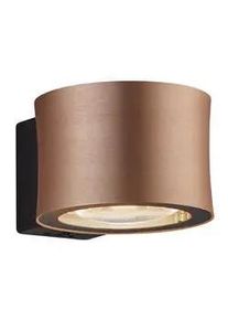 Bankamp Led-Wandleuchte , Rosa, Goldfarben , Metall , F , 12x8 cm , Handmade in Germany , Lampen & Leuchten, Innenbeleuchtung, Wandleuchten