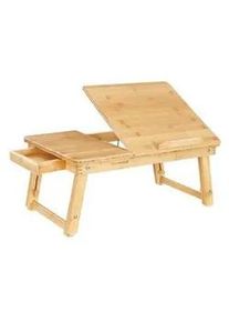 Boxxx Laptoptisch , Naturfarben, Hellbraun , Holz , Bambus , 1 Schubladen , rechteckig , 35x21-29x66-75 cm , höhenverstellbar, klappbar, Stauraum , Büromöbel, Büromöbel-Sets & Büromöbel-Serien, Büromöbelserien