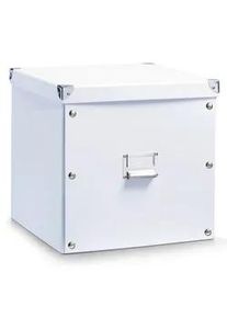 zeller Xxxl Aufbewahrungsbox , Karton , 33.5x33x32 cm , Tragegriff, nachhaltig , Ordnen & Aufbewahren, Dekoboxen & Aufbewahrungsboxen, sonstige Boxen