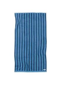Herding Tom Tailor Duschtuch , Blau , Textil , Streifen , 70x140 cm , Oeko-Tex® Standard 100 , Heimtextilien, Badtextilien, Duschtücher