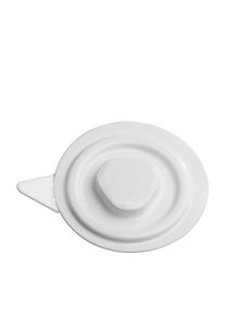 100 Unidades - Soporte para CD - Clips para CD, 35 mm blanco, pl&aacute;stico