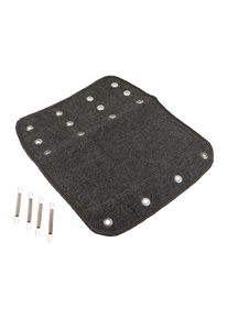 Set doormat mat step step step entry camper caravan caravan Premium carpet quality - incl. 16 sleeves and 4 tension springs for variable attachment -