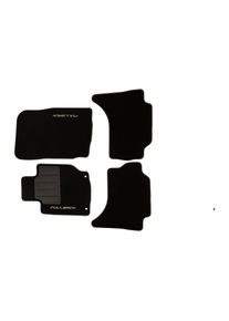 4-part doormat Fiat Fullback from 2016 for front and rear. For vehicles without rear ventilation nozzles (equipment level SX). For Double CAB.