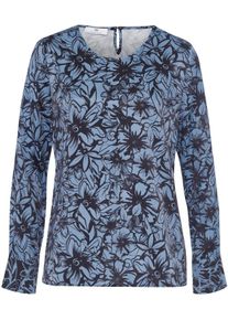 Peter Hahn - Blouse, blauw, Maat 36, viscose