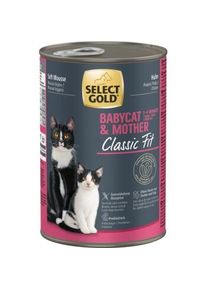 SELECT GOLD Babycat & Mother Soft Mousse Nassfutter Huhn 6x400g