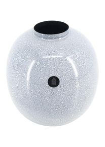 house doctor Kugelvase Blau Keramik Skandi Design 17cm Deko