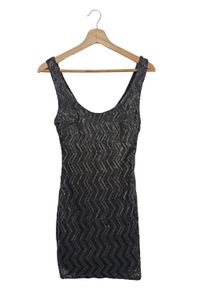 Goddess Evening Dress Women, Size 36, silver-colored, nylon