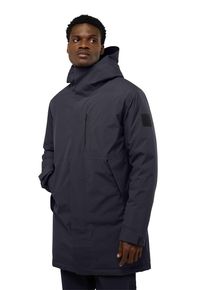 Jack Wolfskin Męski nieprzemakalny płaszcz zimowy Brandenburger Coat Men RDS S dark navy
