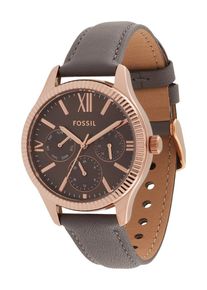 FOSSIL Uhr 'RYE' Damen rosegold / schlammfarben Größe One Size