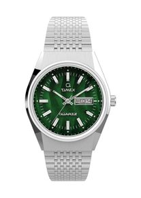 Timex Analoguhr 'Q Timex' Herren grün / silber Größe One Size