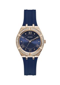 GUESS Uhr 'Cosmo' Damen dunkelblau / rosegold Größe One Size