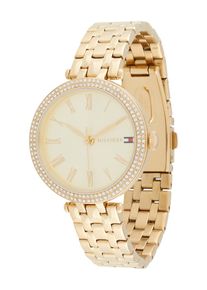 TOMMY HILFIGER Uhr 'NATALIE' Damen gold / rot / transparent / weiß Größe One Size