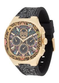 Guess Uhr 'Catrin' Herren gold / grau / lila / schwarz Größe One Size