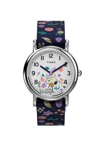 TIMEX Uhr Damen navy / limette / flieder / silber / naturweiß Größe One Size