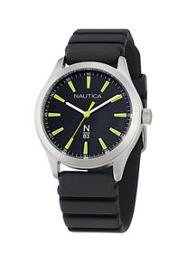 Nautica Analoguhr ' HANNAY BAY ' Herren grau / neongrün / silber Größe One Size