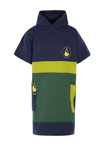Wave Hawaii Bademantel kurz 'Pampatar' Damen nachtblau / gelb / dunkelgrün Größe XS/XL