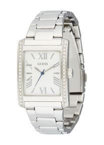 GUESS Uhr Damen silber / weiß Größe One Size